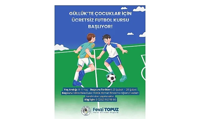 Futbol Kursu İçin Güllük’te Kayıtlar Başladı