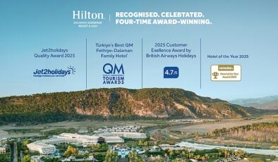 Mükemmellikle Tanınan, Tutarlılıkla Tanımlanan  Bir Başarı Hikayesi:  Hilton Dalaman Sarıgerme Resort & Golf’e  Uluslararası Ödü