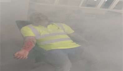 Konak Tünelleri’nde gerçeğini aratmayan deprem ve yangın tatbikatı
