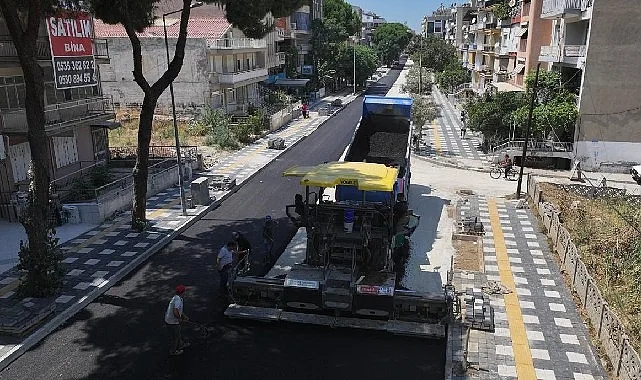 Manisa Büyükşehir Belediyesi, Salihli’de 4 Caddeyi Sıcak Asfaltla Yeniliyor