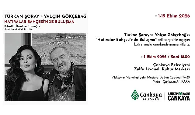 Türkan Şoray “Hatıralar Bahçesinde Buluşma” Sergisi ile Çankaya’da